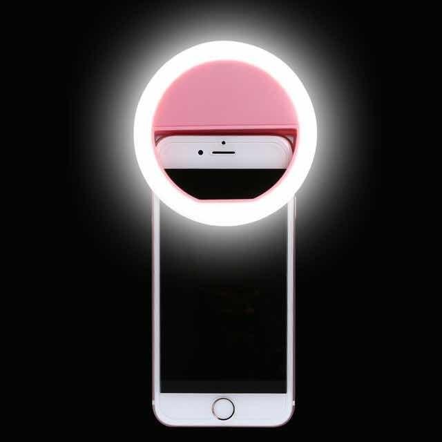 Aro de Luz Led Selfie para Celular Recargable
